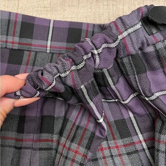 JAMES PRINGLE WEAVERS Kilt Youth 7 to 8 yrs Scotland adjustable purple wool kids - Picture 9 of 9